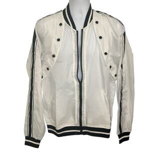Andrew Christian Y2K Capsule Snap Off Vest/Jacket White Large
